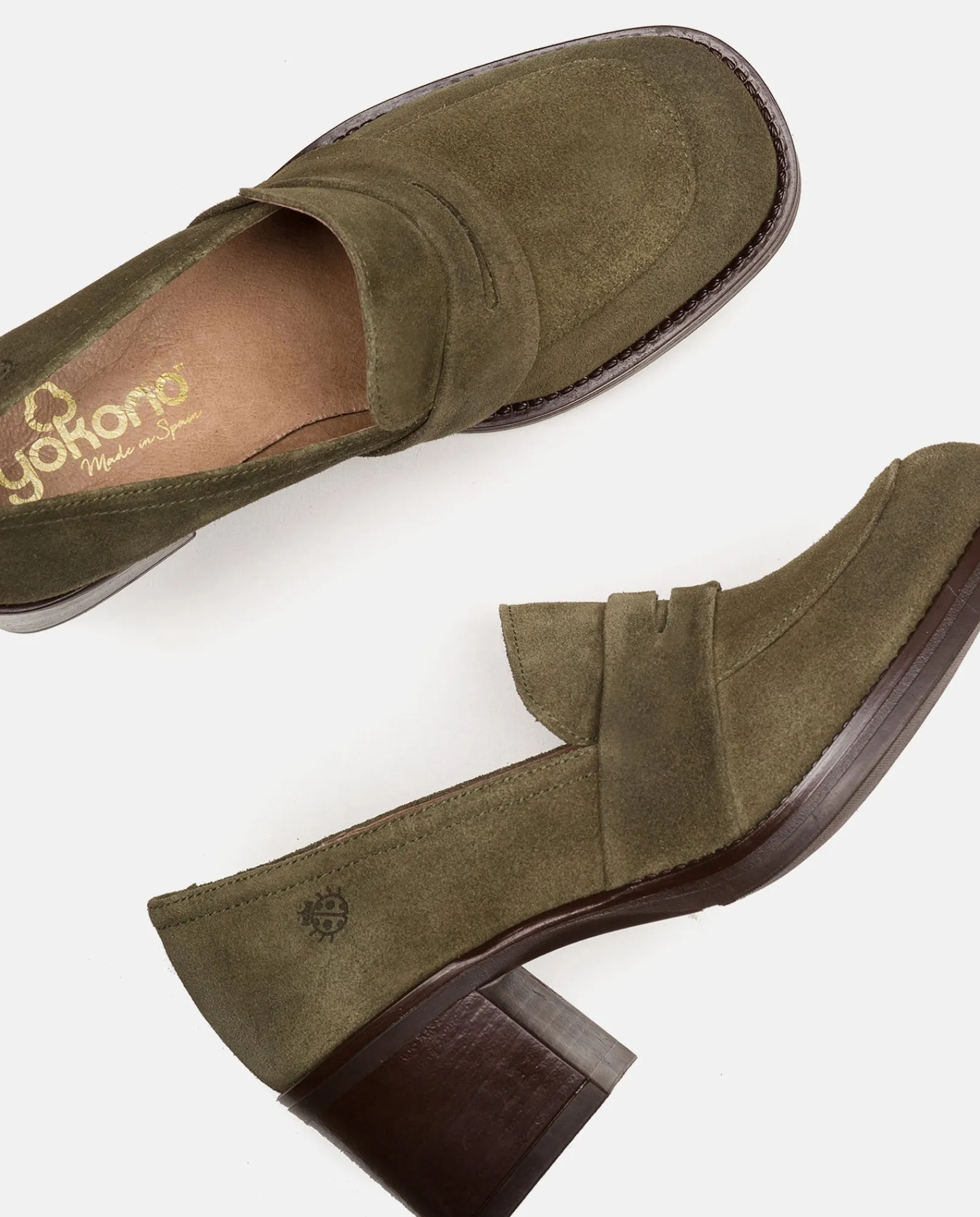 Mujer Yokono Zapatos|Zapato De Tacón Landas 001 Cedro