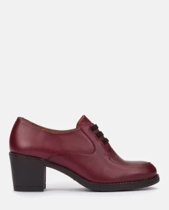 Mujer Yokono Zapatos|Zapato De Tacón LILLE-008 BURDEOS
