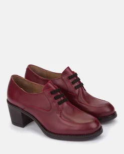 Mujer Yokono Zapatos|Zapato De Tacón LILLE-008 BURDEOS