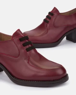 Mujer Yokono Zapatos|Zapato De Tacón LILLE-008 BURDEOS