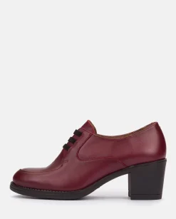 Mujer Yokono Zapatos|Zapato De Tacón LILLE-008 BURDEOS