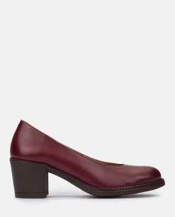 Mujer Yokono Zapatos|Zapato De Tacón LILLE-007 BURDEOS