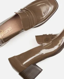 Mujer Yokono Zapatos|Zapato De Tacón NAJAC-001 Marrón