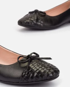 Mujer Yokono Zapatos|Zapato Plano Canada 001 Negro