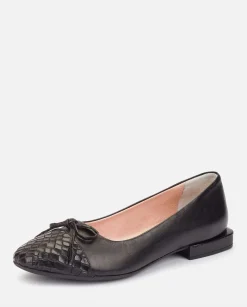 Mujer Yokono Zapatos|Zapato Plano Canada 001 Negro
