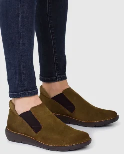 Mujer Yokono Zapatos|Zapato Plano Lyon 003 Verde