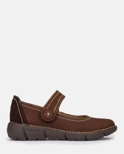 Mujer Yokono Zapatos|Zapato Plano Olba 005 Marron