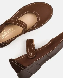 Mujer Yokono Zapatos|Zapato Plano Olba 005 Marron