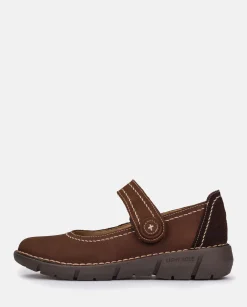 Mujer Yokono Zapatos|Zapato Plano Olba 005 Marron
