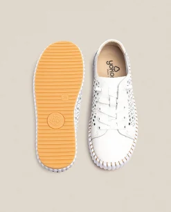 Mujer Yokono Zapatos|Deportivos|Zapato Plano Sintra 002 Blanco
