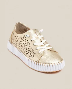 Mujer Yokono Zapatos|Deportivos|Zapato Plano Sintra 002 Dorado
