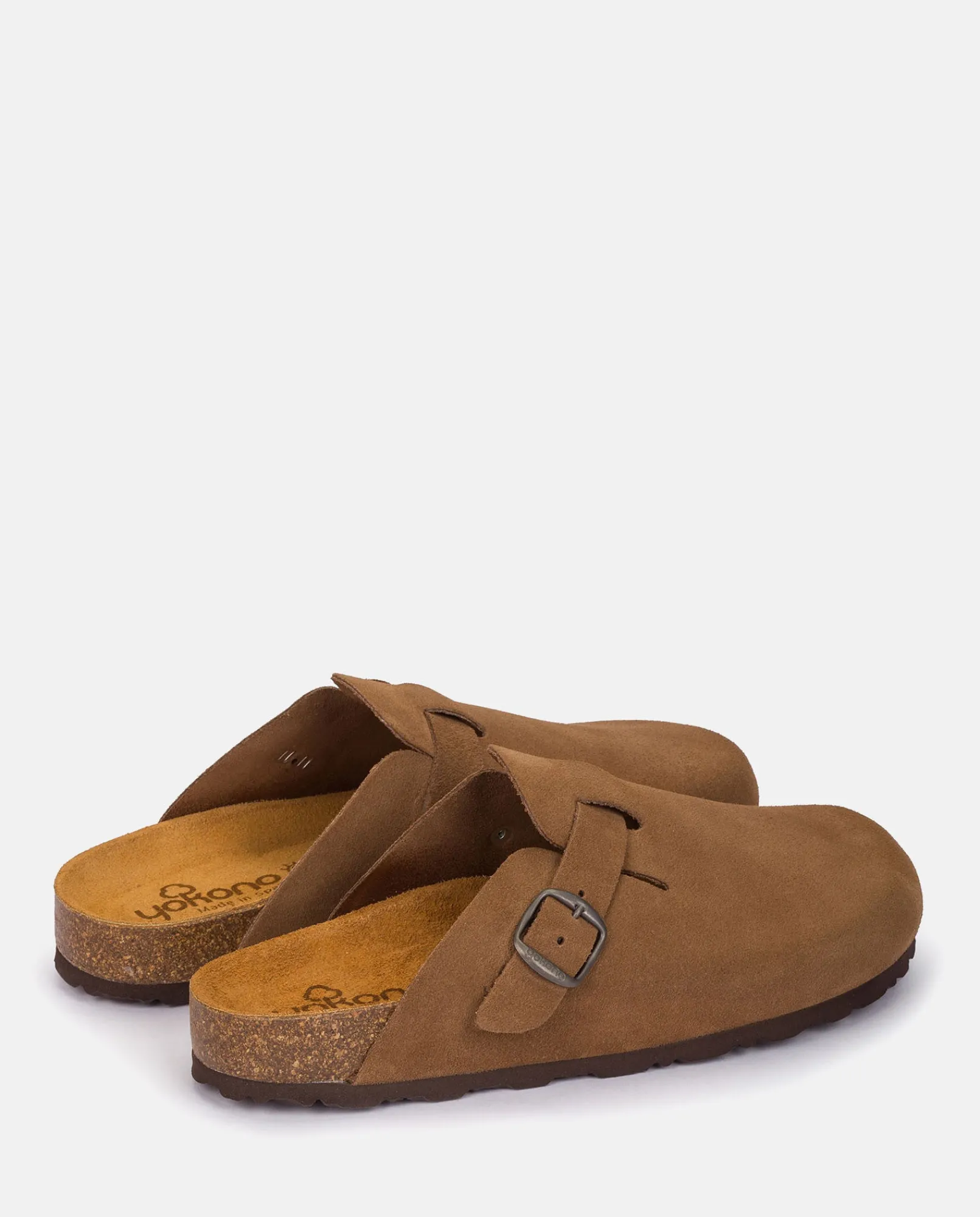 Hombre Yokono Zuecos|Sandalias|Zapato Plano Zueco 599 Marrón