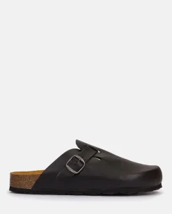 Hombre Yokono Zuecos|Sandalias|Zapato Plano Zueco 599 Negro