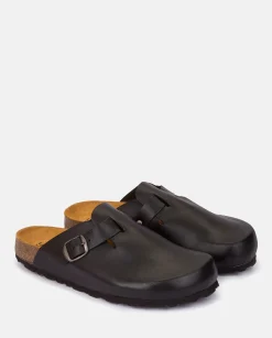 Hombre Yokono Zuecos|Sandalias|Zapato Plano Zueco 599 Negro