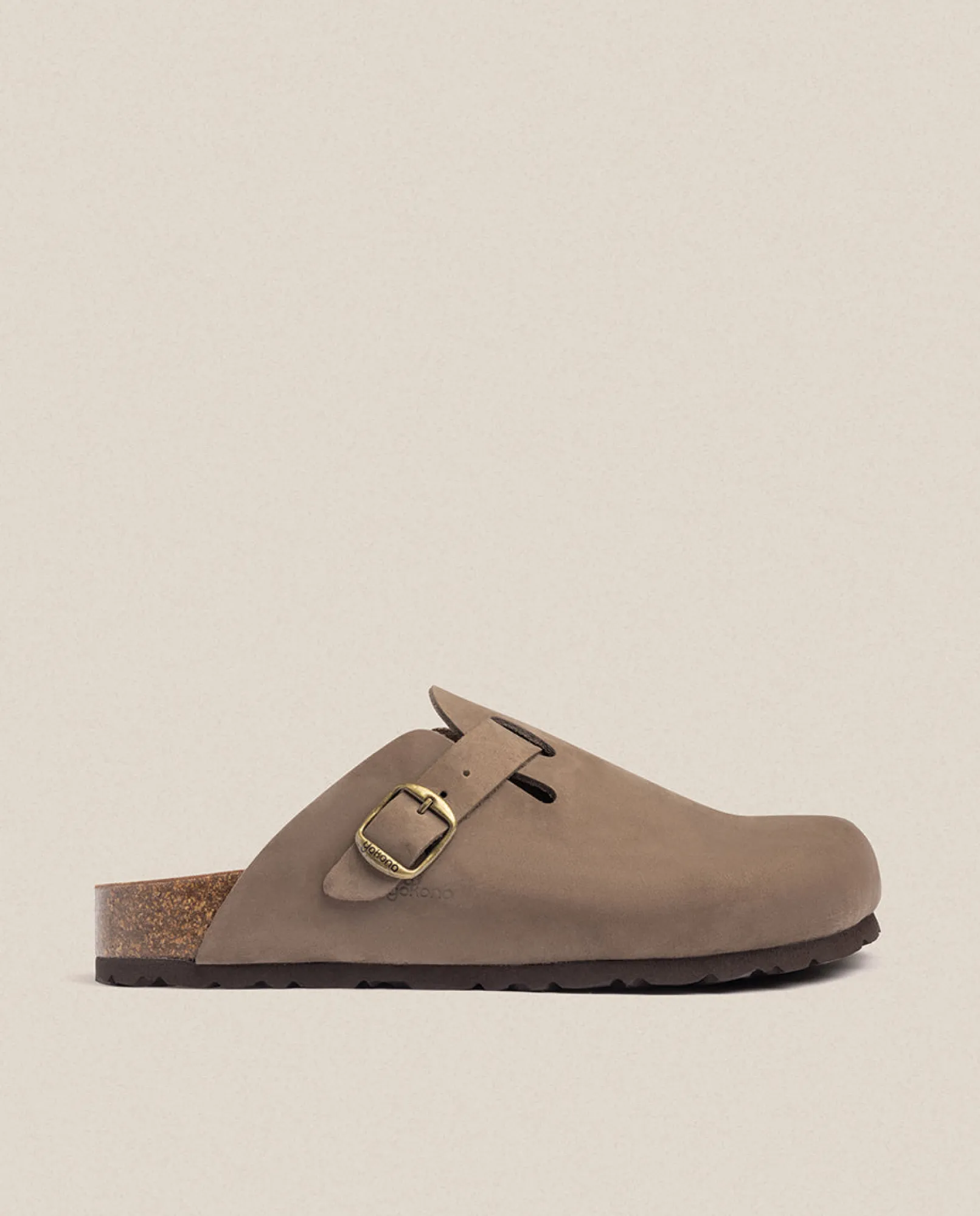 Mujer Yokono Sandalias Planas|Zuecos|Zueco 599 Marrón
